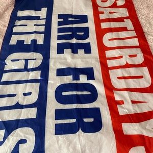 Saturdays are for the girls tapestry